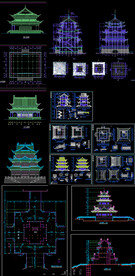大雄宝殿建筑施工图
