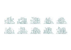 电力电网矢量素材