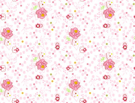 印花花型抽象玫瑰花