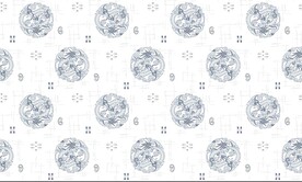 数码印花民族风龙腾