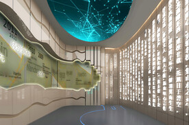 学校展厅室内设计案例效果图