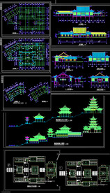 古建筑佛塔施工图