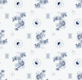 睡衣几何八卦麒麟组合