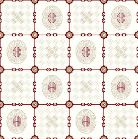 数码睡衣中国风格子