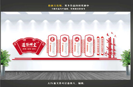 道德讲堂文化墙