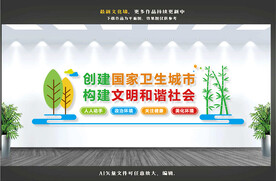 创卫文化墙