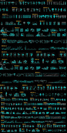 400款园林绿植CAD图块