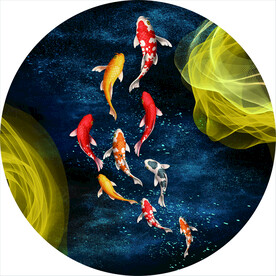 装饰画 晶瓷画 新中式