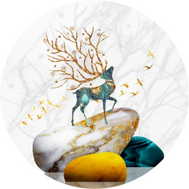 装饰画 晶瓷画 新中式