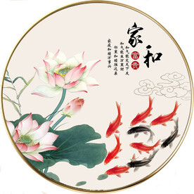 装饰画 晶瓷画 新中式