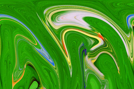 流体纹理 生机绿