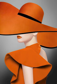 装饰画 晶瓷画 美女画