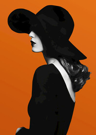 装饰画 晶瓷画 美女画