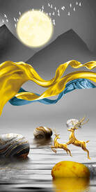 装饰画 晶瓷画 新中式