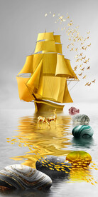 装饰画 晶瓷画 新中式