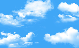 蓝天白云