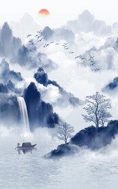 装饰画 晶瓷画 新中式