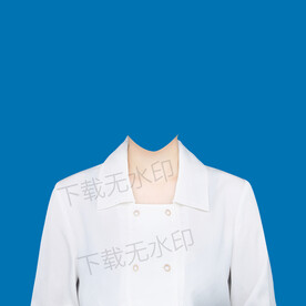 女生白色西装模板