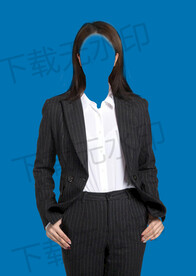 女生西装模板