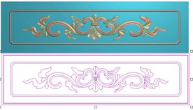 洋花围板挡板小横板板背上下花