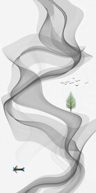 装饰画 晶瓷画 线条