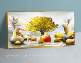 摇钱树装饰挂画