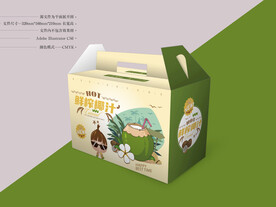 椰子汁包装 平面图