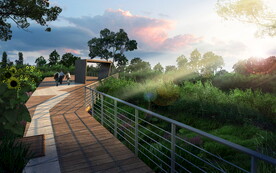 高清PSD分层景区风景效果图