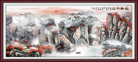 国画 江山如画