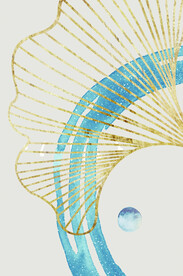 三联画 晶瓷画 杏叶