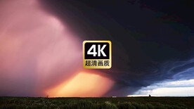 片头宣传片素材天空滚动的云层