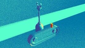 动漫机器人手臂C4D动画立体