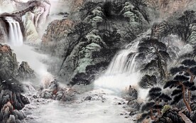 江山多娇水墨