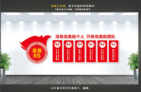 企业6s管理文化墙