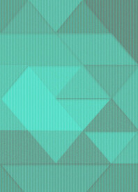 几何现代蓝绿简约拼贴立体底纹图