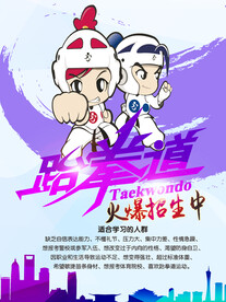 跆拳道海报