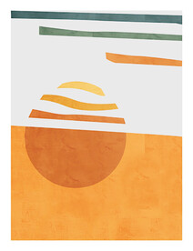 装饰画 三联画 抽象图