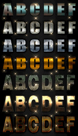 游戏字体样式炫酷动漫卡通psd