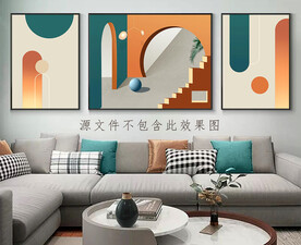 立体空间几何装饰画