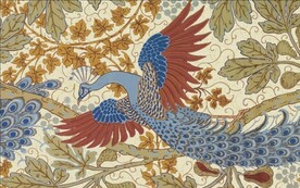 古典凤凰装饰画插画