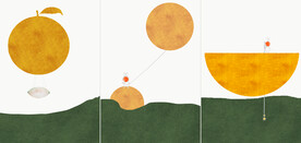 装饰画 晶瓷画 卡通兔子