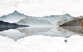 新中式水墨山水图片