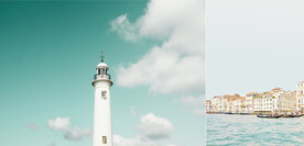 装饰画 晶瓷画 瞭望塔 海景房