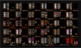 木门拆单大样图
