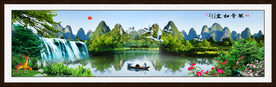 巨幅山水画