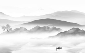 高清 爆款山水 分层TIF文件