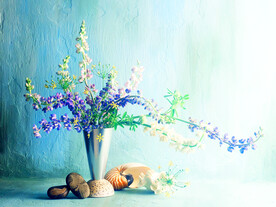 装饰画 晶瓷画 兰花