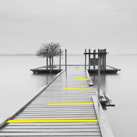 装饰画 晶瓷画 码头