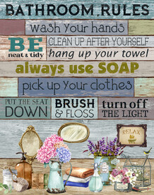 复古木板装饰画