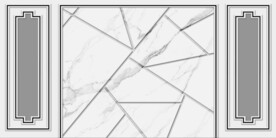 大理石纹 几何 边框